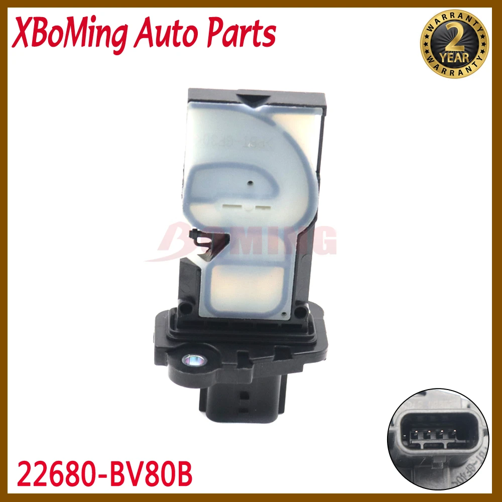 22680-BV80B MAF Mass Air Flow Meter Sensor for Nissan Altima Pathfinder Maxima Rogue Infiniti QX60 22680-5RB0A 22680BV80B