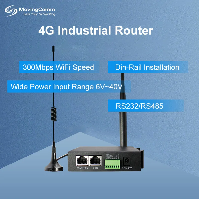 Openwrt Mini Rs485 Rs232 محطة الصناعية سيم سيارة Vpn Lte Cpe Iot بوابة لاسلكية 4G واي فاي Gsm مودم راوتر مع بطاقة Sim