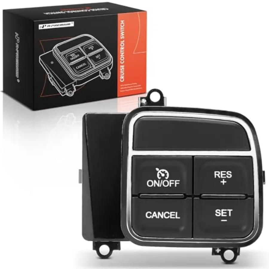 

Steering Wheel Mounted Cruise Control Switch Buttons Compatible with Dodge Grand Caravan 2012-2020 Charger 2011-2014 Journey an