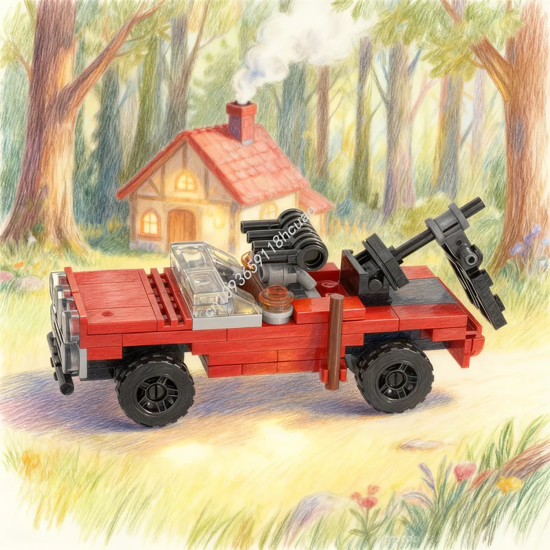 103 шт. MOC автомобили мини дорожный воин Безумный Макс змея модель грузовика строительные блоки архитектура игрушка Рождественский подарок DIY образовательная идея