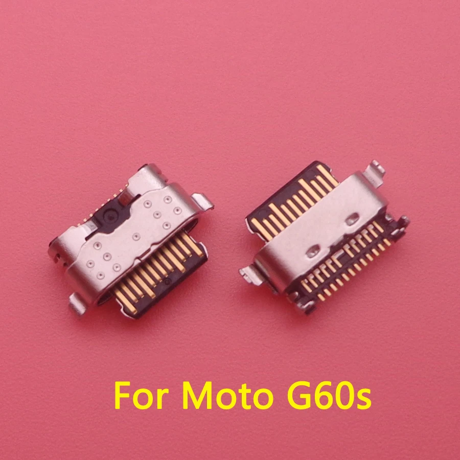 100Pcs USB Connector Charging Charge Port For Motorola Moto G10 G100 G20 G30 G50 G60 Power One Hyper Zoom Fusion Plus Z3 Play