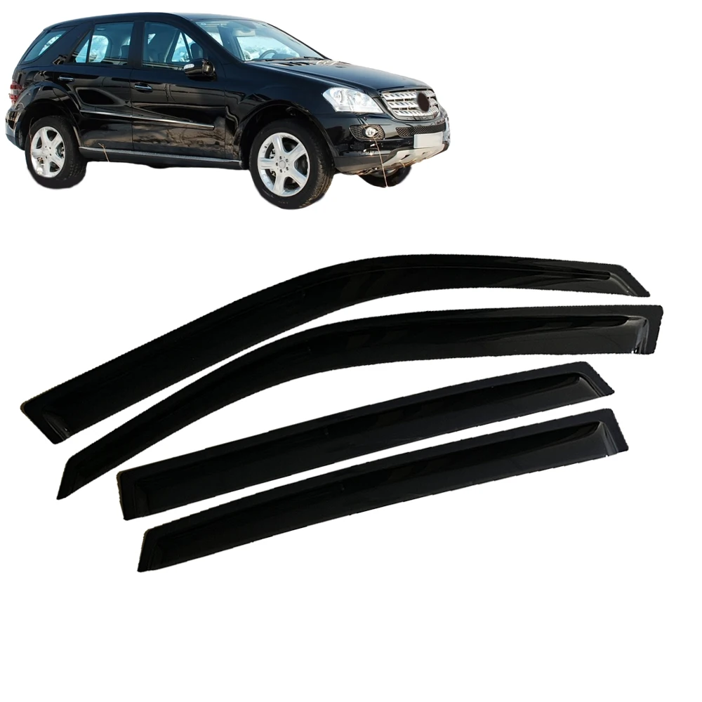 

Window Visor for MERCEDES-BENZ M-CLASS W164 2006 2007 2008 2009 2010 2011 Wind Deflectors Rain Guards Door Visor Vent Shades