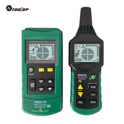 MS6818 Cable Metal Pipe Finder Underground Tester Short Circuit Interruption Detection 30-400V AC/DC Professional Cable Locator
