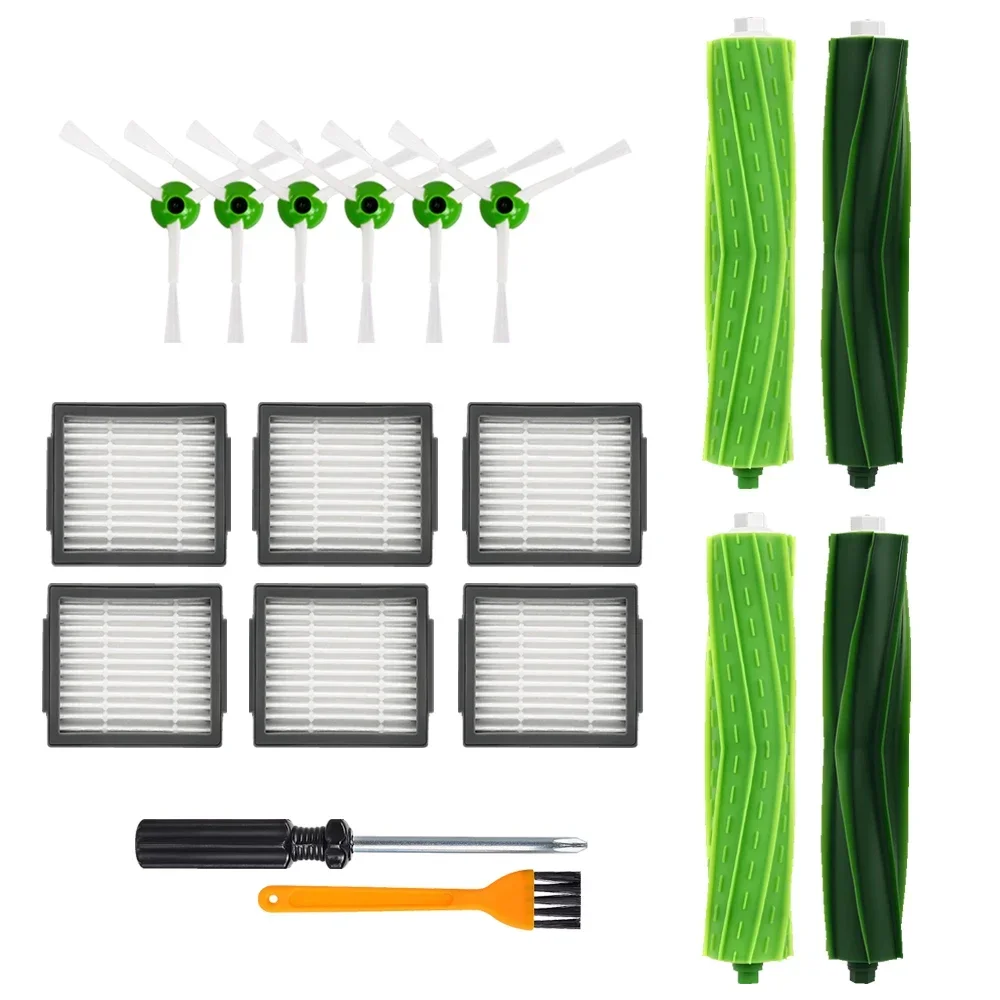 Vacuüm Accessoires Voor iRobot Roomba i3 i3+ i4 i4+ i6 i6+ i7 i7+ i8 i8+ E5 E6E7 Stofzak HEPA Filter Side Hoofdrolborstel Deel