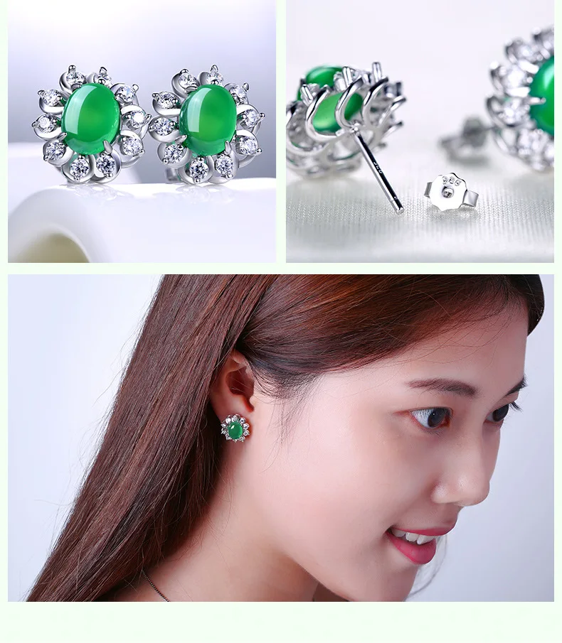 S925 Sterling Silver Stud Earrings Pure Silver Fine Ear Jewelry Ideal for Daily Wear Graduation Ceremony and Special Occasions