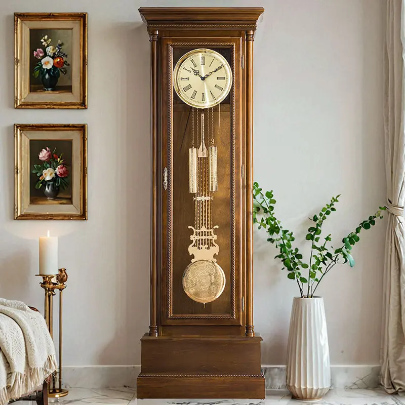 Willindi German Helmler movement retro floor clock living room European imported heavy hammer pendulum pendulum clock 2302