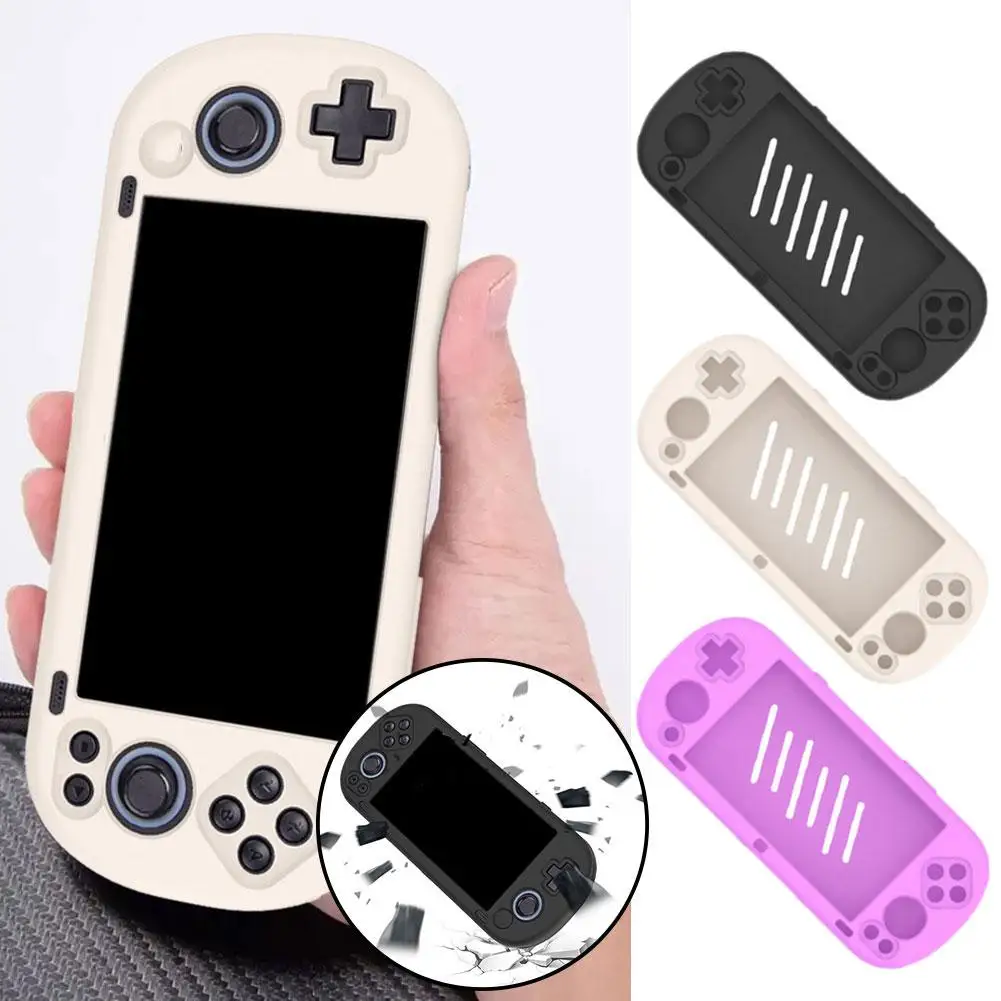 Game Console Silicone Case para Trimui Inteligente Pro, Gota Capa Protetora, Consolas de Jogo, Anti-Slip, Anti-Sujeira Acessórios, 5"