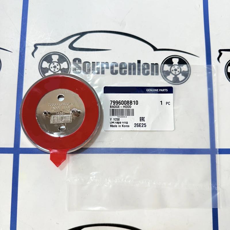 Lencana Emblem sayap Bonnet untuk Ssangyong 2006-2008 suku cadang Oem Rexton 0879960 08B10