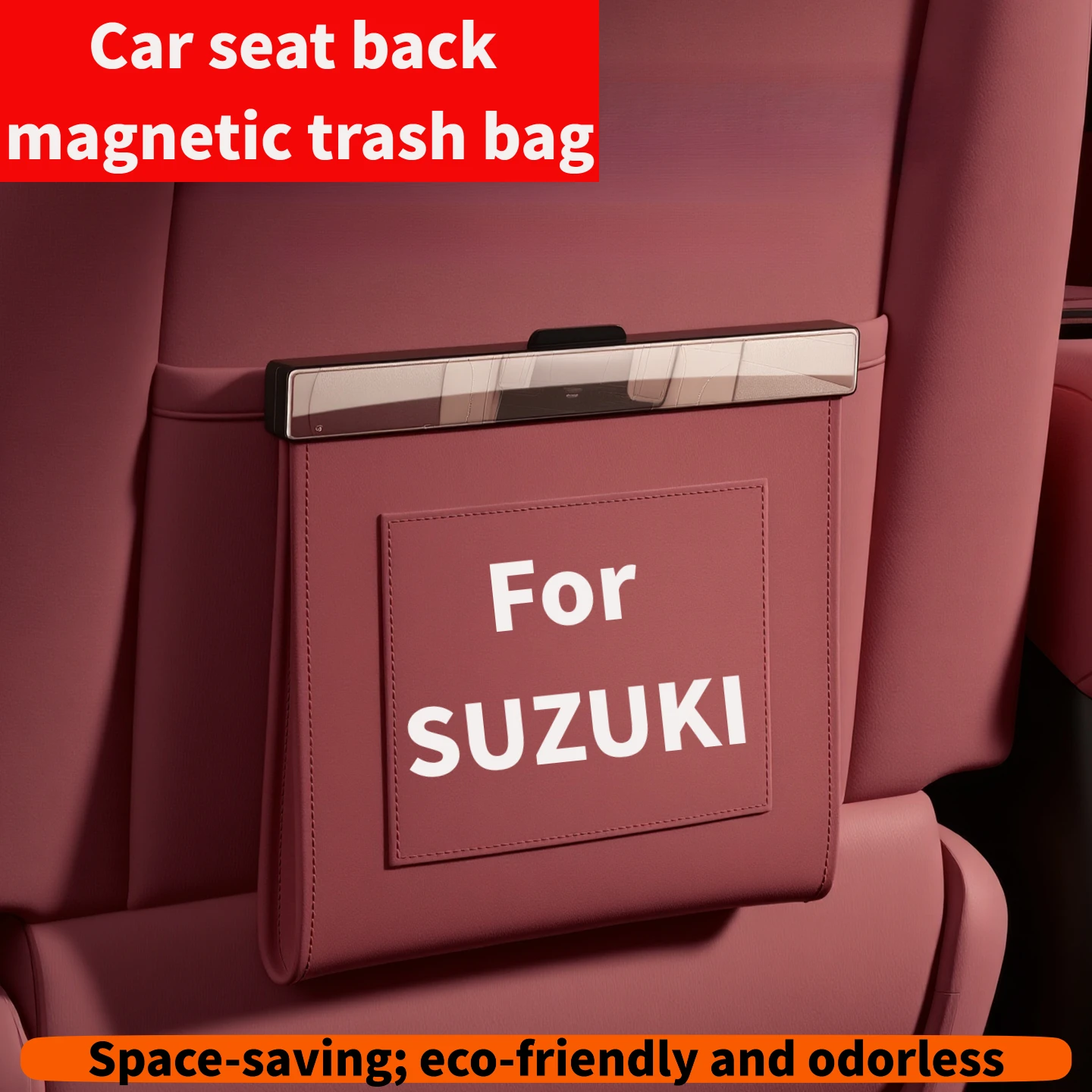 Car Accessories Xl6 - Car seat back magnetic leather trash