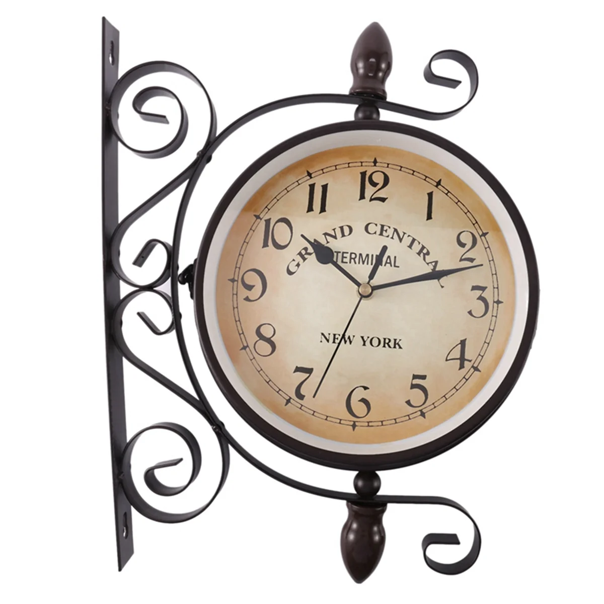 

New Watch European Retro Style Clock Innovative Fashion Double-Sided Wall Clock Wall Clock Modern Design