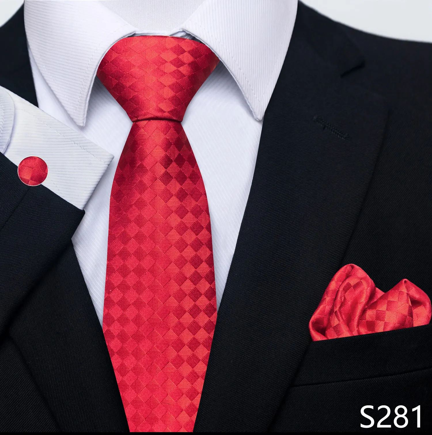 Neue Stil Mode Marke Krawatte Für Männer Grün Floral Krawatte Einstecktücher Manschettenknöpfe Set Krawatte Anzug Zubehör Fit Formale Party – Detail 34