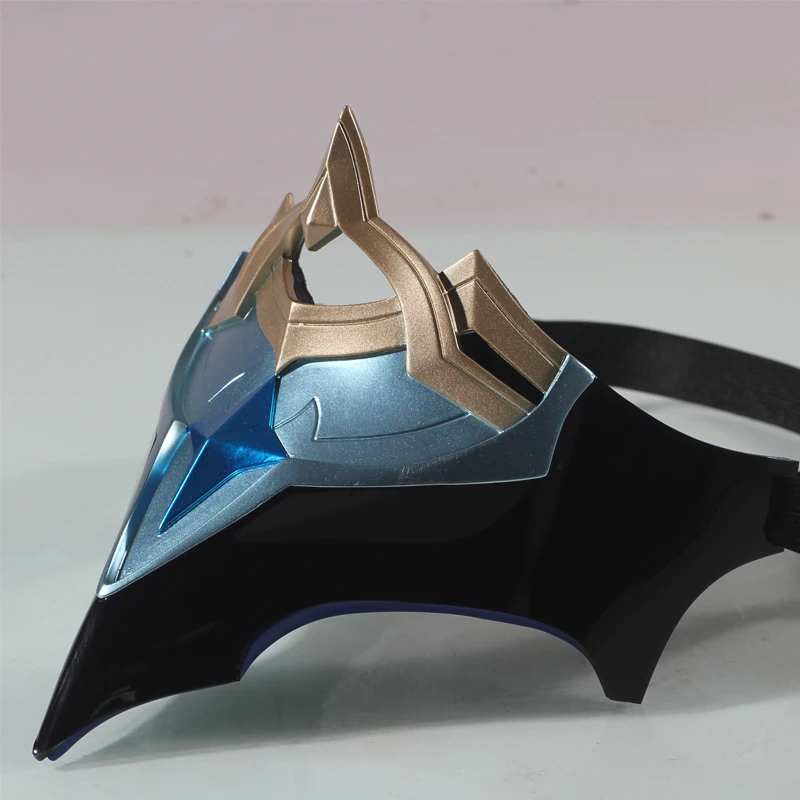 Genshin Impact Fatui Il Dottore Cosplay Mask Fiberglass Prop Eyepatch
