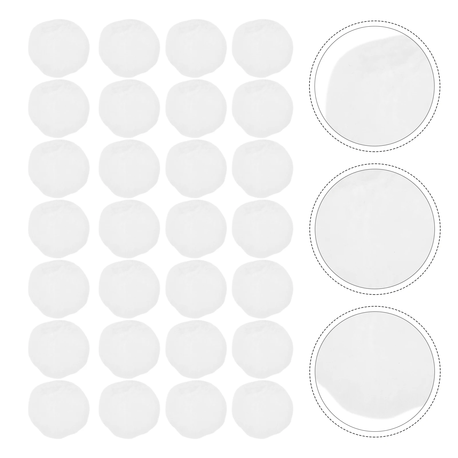 

1 Bag Fiber Ball Filter Media For Water Treatment High Strength Lightweight Elastic Filtration Material Compatible With