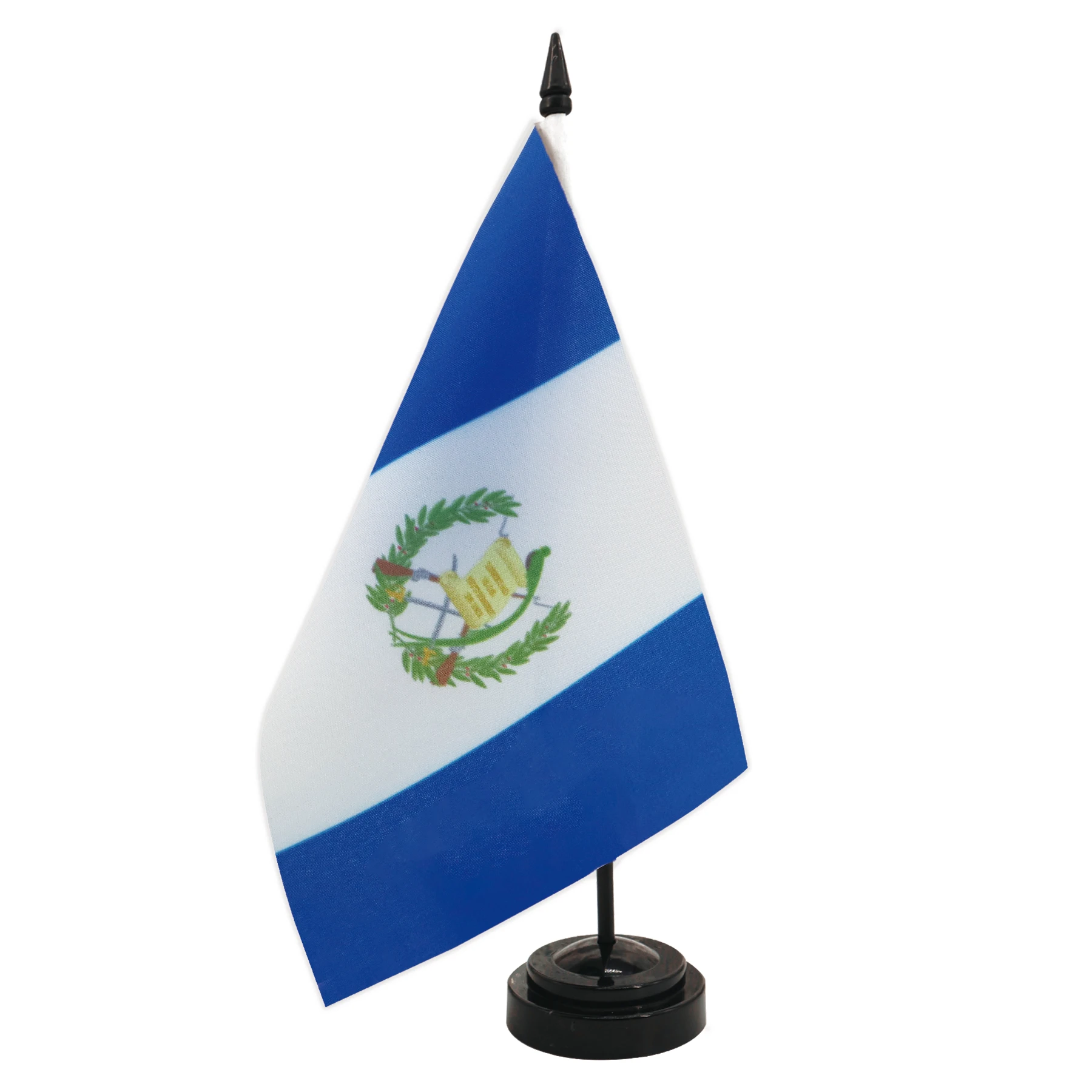 Guatemala Desk Flag 5.5x8.3inch Conference Negotiation Flag Product Display Office Top Desk Ornaments Flags