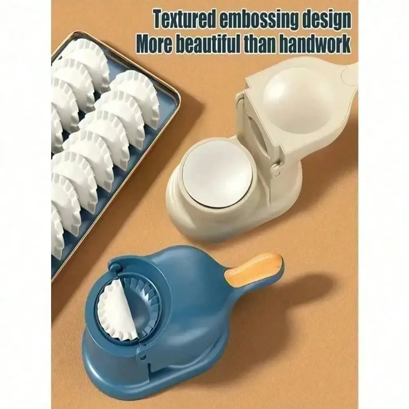 Fast Dumpling Maker 2-in-1 – Press Cuts & Molds Wrappers Simultaneously, Non-Stick Kitchen Gadget