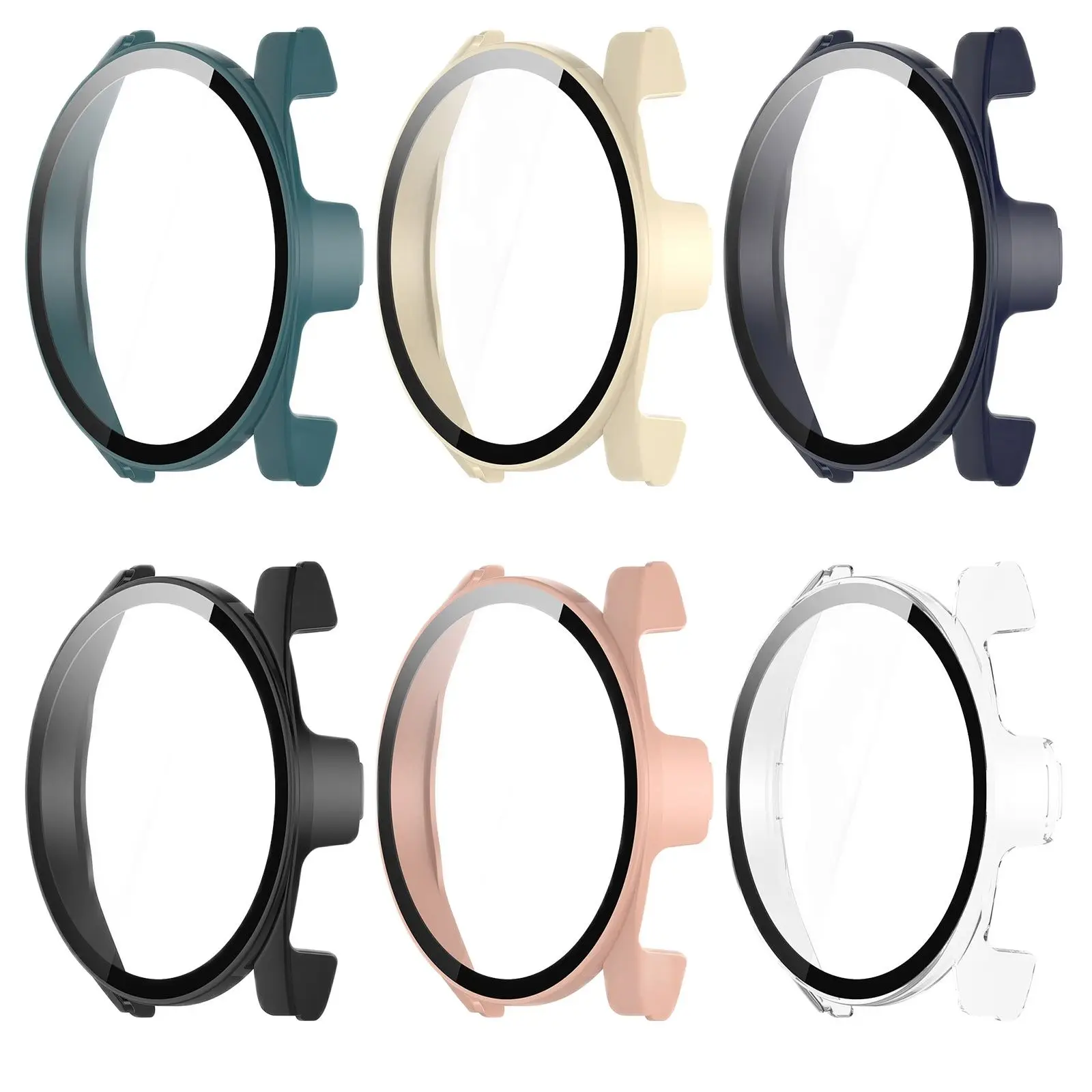 حافظة حماية من الزجاج الشخصي لساعة شاومي S2 حافظة واقية من فيلم شل حافظة متكاملة شاملة للجميع