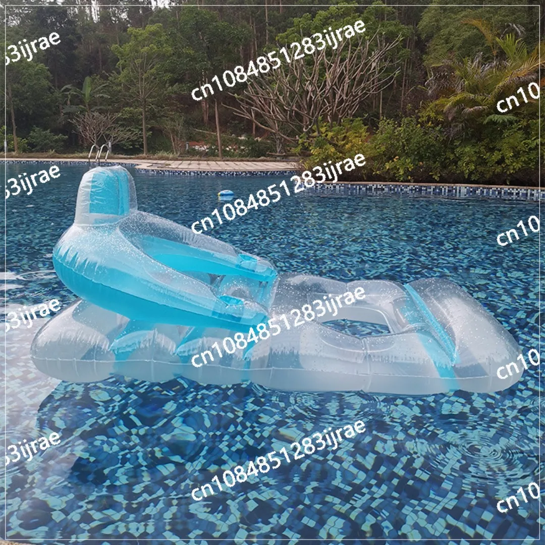 Tumbonas de playa para piscina para adultos, drenaje flotante inflable