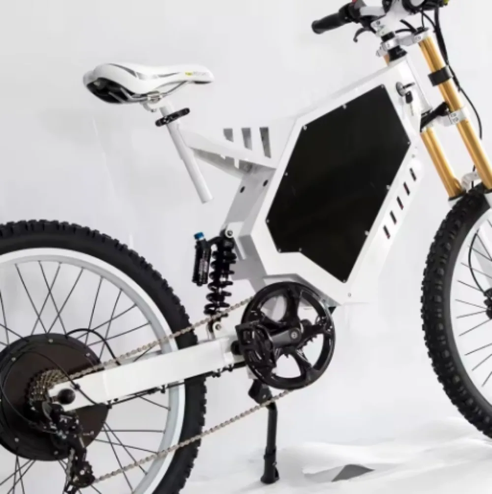 1000W High‑Performance Electric Bike Motor Titanium Full Suspension Mountain Bike Frame BMX‑Compatible Disc Brake Frame