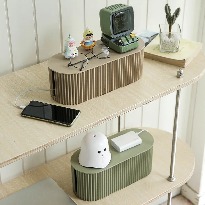 

Large Capacity Secure Mobile Phone Tablet Wire Tissue Storage Box Home Desktop Cable Management Box Router Bracket Etc