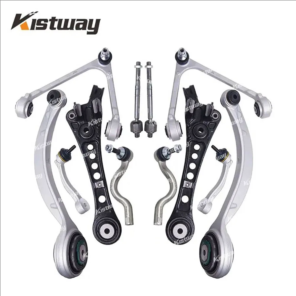 12PCS Front Control Arm Kit For Jaguar XJ X351 2010-2019 2WD C2D2474 C2D2475 C2D1537 C2D1536