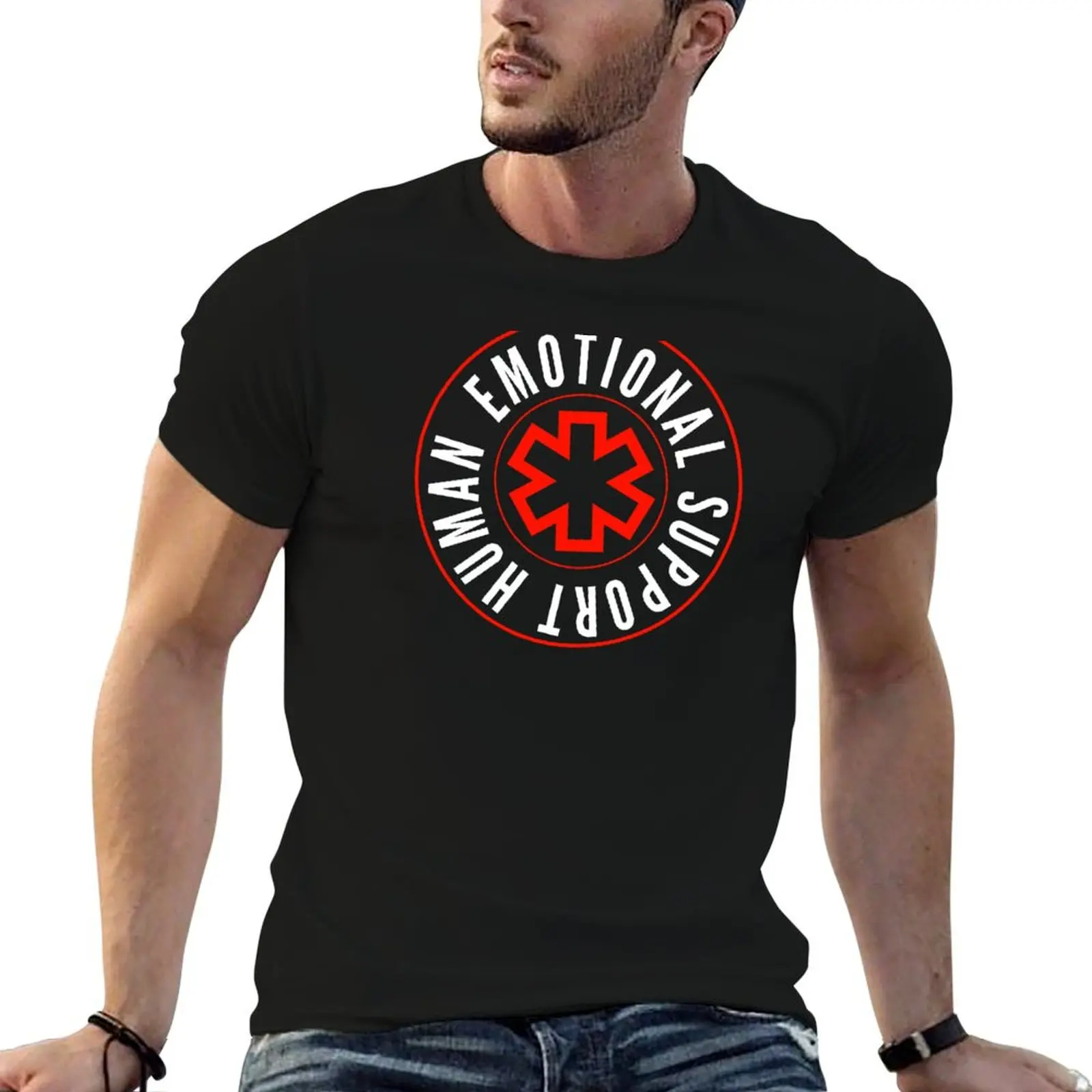 Emotional Support Human T-Shirt anime shirt Louboutins T-shirt men