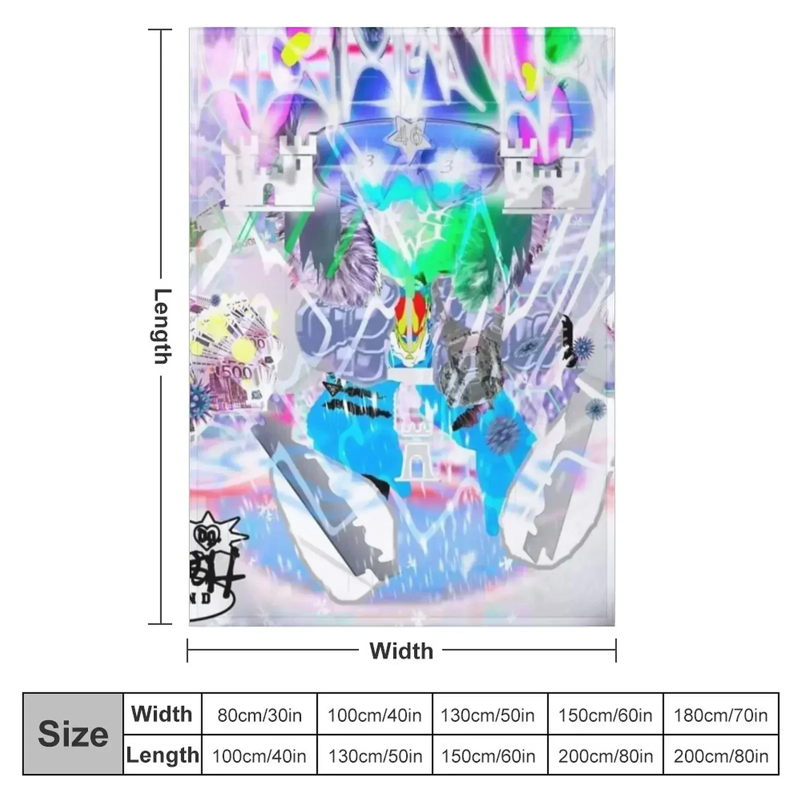 ICEDANCER Bladee Throw Blanket Summer Warm For Decorative Sofa Blankets Sofas Of Decoration Blankets