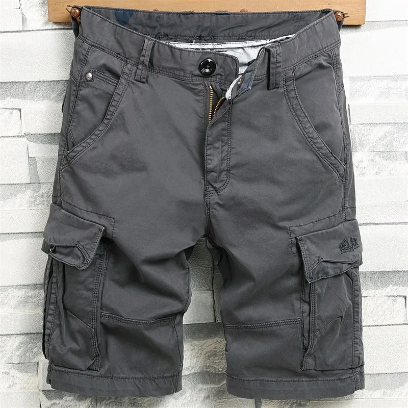 

Retro Versatile Men's Summer Thin Casual Shorts Outdoor Leisure Workwear Loose Fit 5 Inch Pants Youthful Energy Style