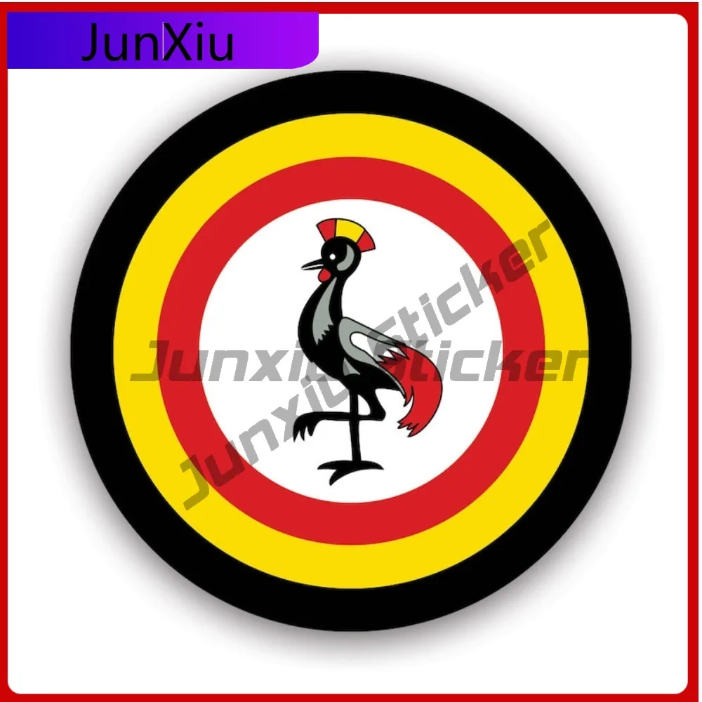 

Ugandan Roundel Sticker Waterproof Outdoor Decals Cute Window Waterproof Vinyl Decal For Cars Creative Sticker Outdoor Unique