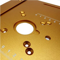 MALL Router Table Insert Plate W/Miter Gauge for Woodworking Table Saw Multifunctional Trimmer Engraving Machine B