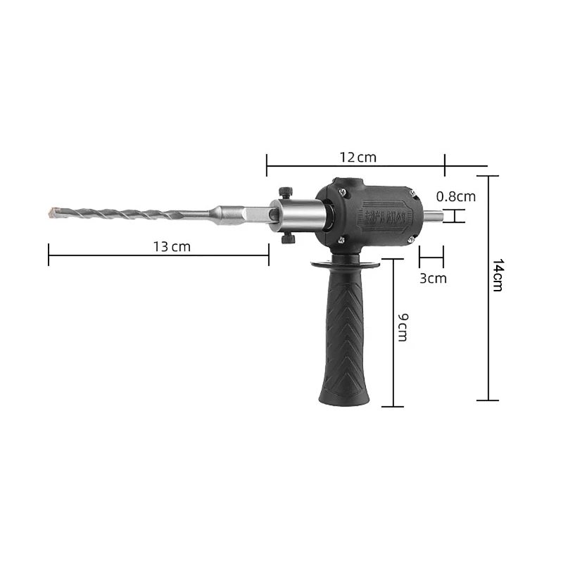 ไฟฟ้าเจาะไฟฟ้าค้อน Converter เจาะมือไฟฟ้าดัดแปลงเครื่องมืออุปกรณ์เสริมสำหรับ Hand Drills 10มม.เครื่องมือ