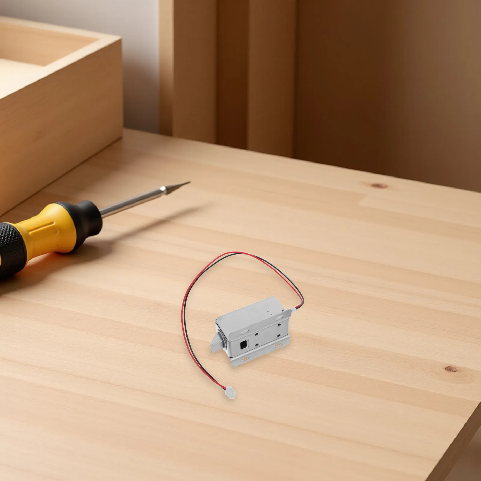 Electromagnetic Solenoid Lock Mini Door Drawer Tongue Design Assembly Smart Cabinet Drawer Safety Lock Vending Machine