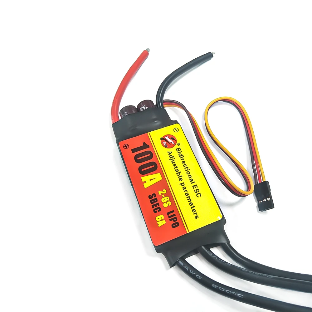 ZMR bidirectional brushless ESC 12A/20A/30A/40A/50A/60A/80A 2-6s lipo with BEC output for RC boat/car models