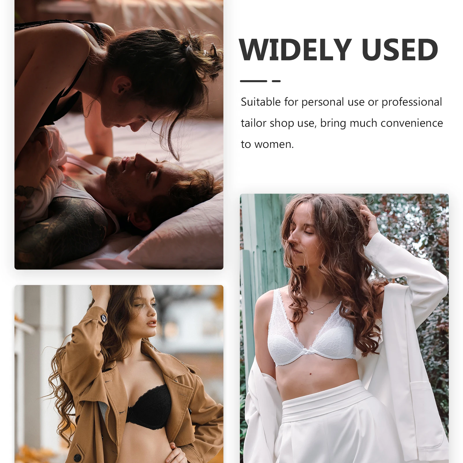 

25 Pairs Stainless Steel Bras Support Rings for Underwear Replacement Wire Accessories Durable Anti Rust Suitable for Women