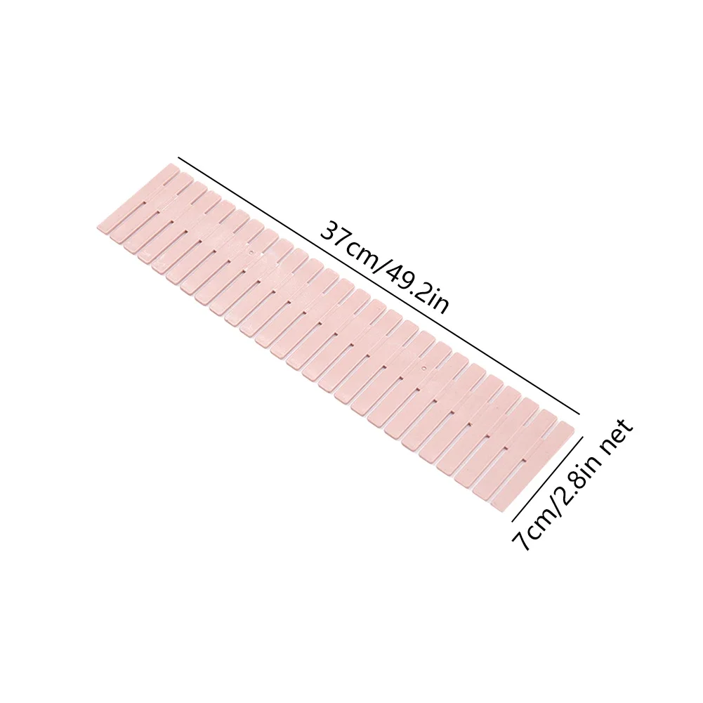 4 szt. Separatory do szuflad Plastikowe przegródki do szuflad Elastyczne separatory do komody do szuflady biurowej w kuchni, sypialni