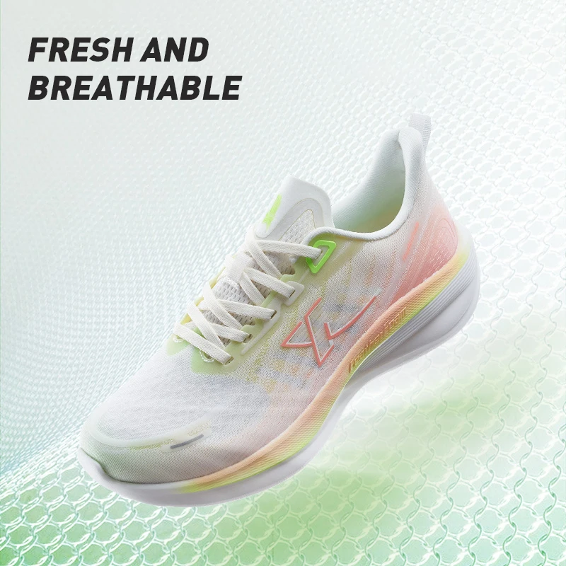 Xtep Light Form Running Shoes Women 2023 Summer Breathable Mesh Women\'s Sports Shoes Non-Slip Rebound Sneakers 877218110012