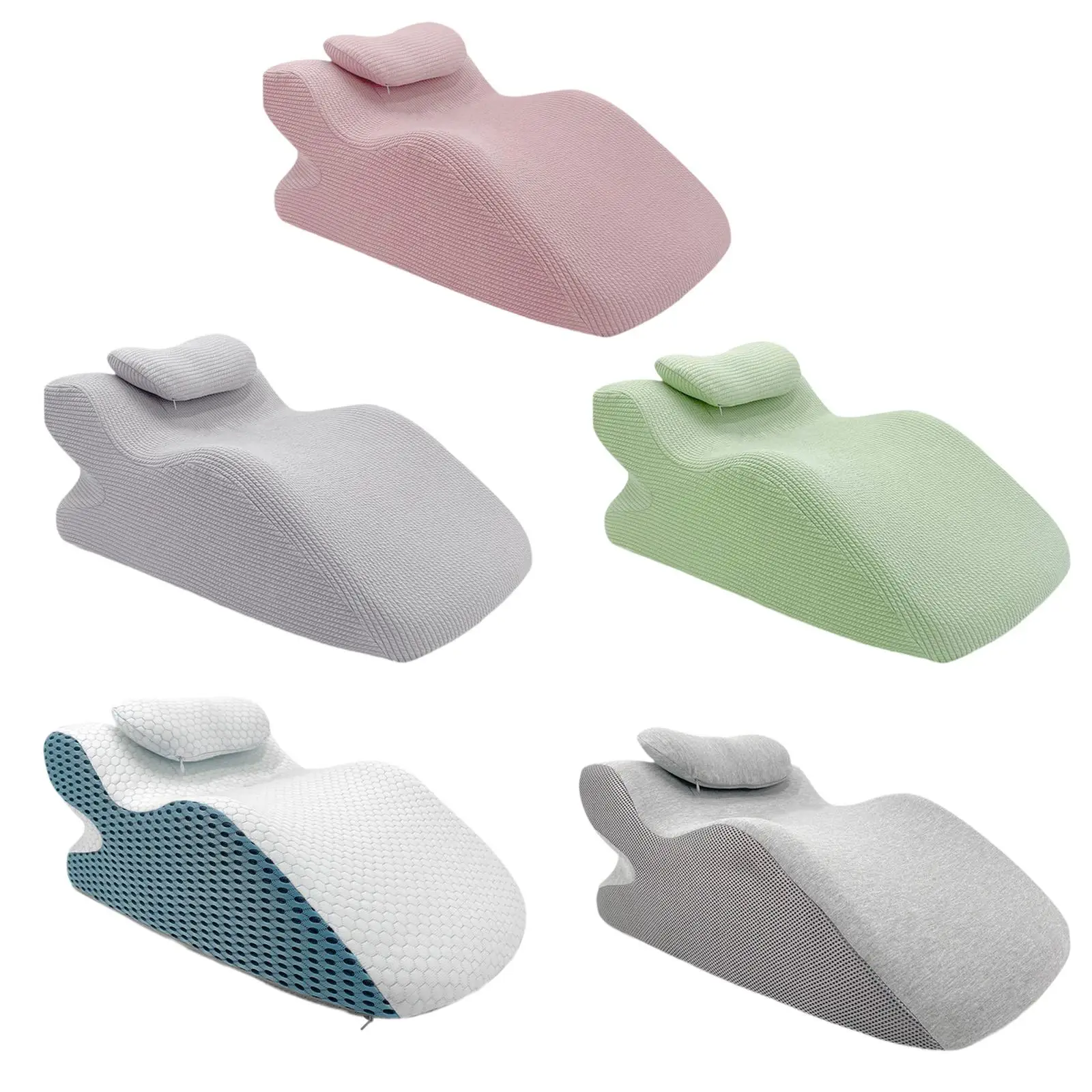 

Face Down Pillow with Neck Support Comfort Washable Cover Home Massage Pillow Wedge Pillow Prone Pillow for Sleeping Relaxing