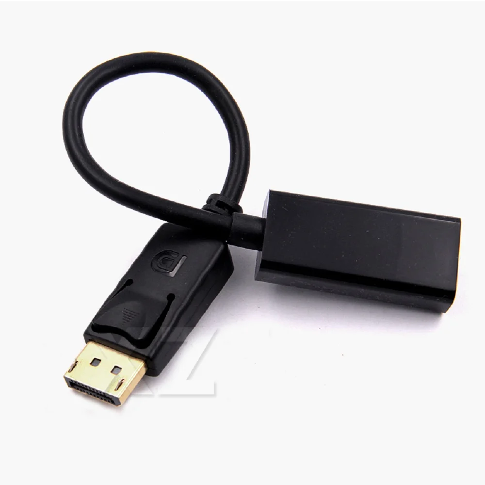 For HP/DELL Laptop PC Male To Female DP to HDMI-compatible Cable for Laptop PC Display Port to HD 1080P TV Cable Video Converter
