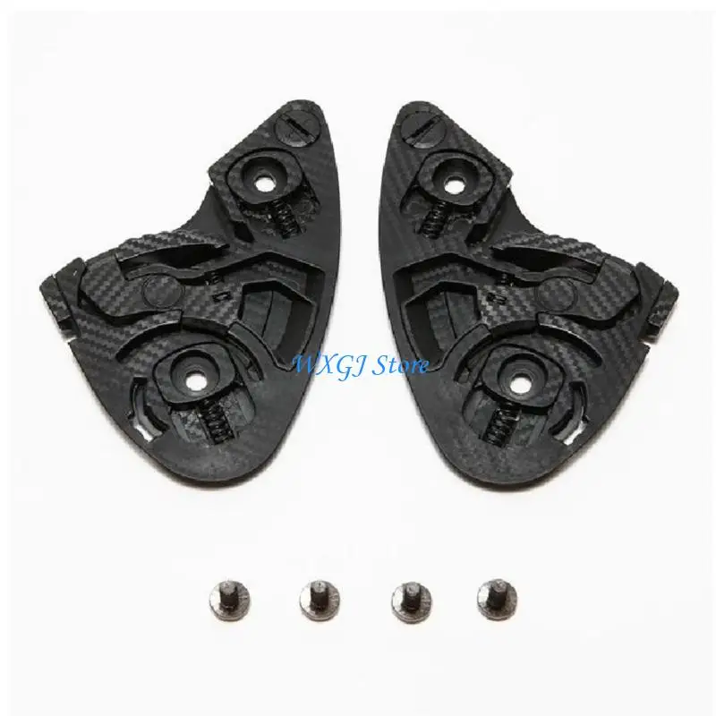 

37JE Pair Motorcycle Helmets Visors Gear Base Plate for CWR-1/RF-1200 Replacement Face Shield Visors Base Helmets Accessories