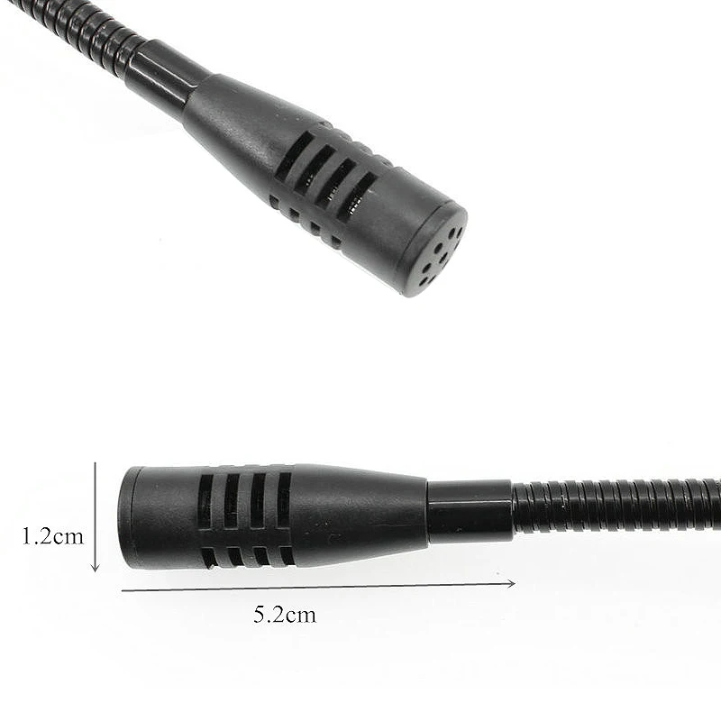 QR-501 유선 회의 마이크, 사무실 회의 구즈넥 녹음 마이크, 콘덴서 마이크