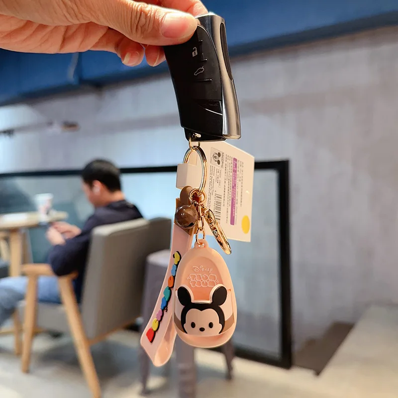 Disney pooh หมี Mickey บุคลิกภาพความคิดสร้างสรรค์รองเท้าแตะของเล่น Winnie the Pooh Daisy Key CHAIN น่ารักคู่กระเป๋า Key CHAIN