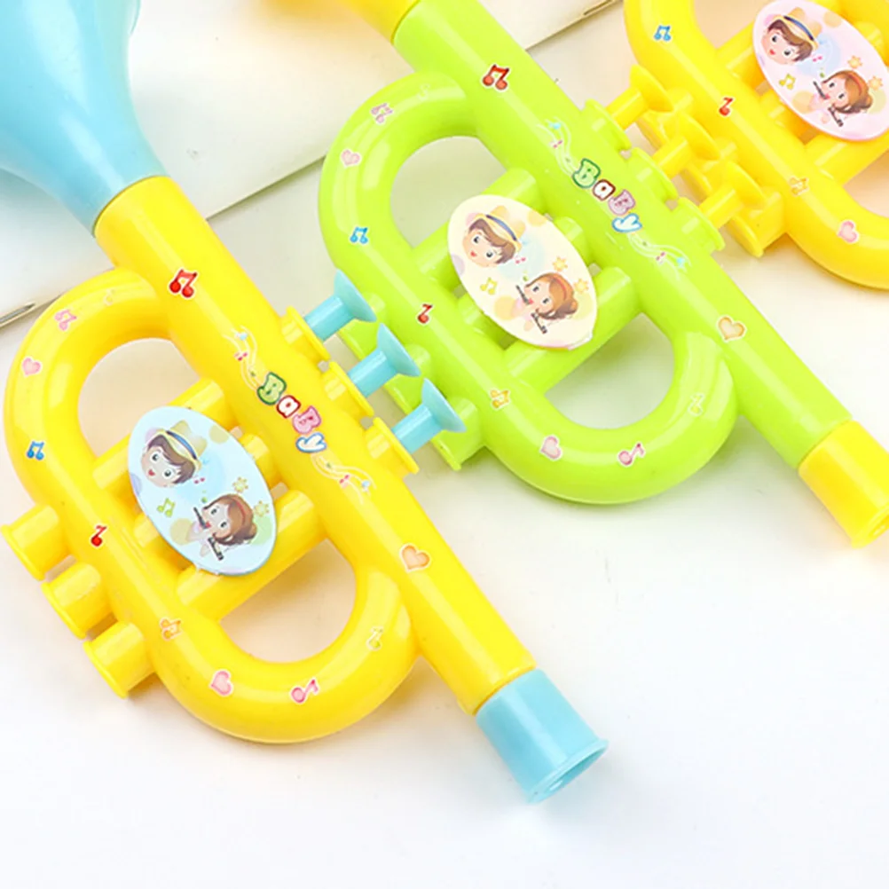 3 Pcs Educational Music Toys Children Simulated Musical Instruments Horn Trumpet Puzzle