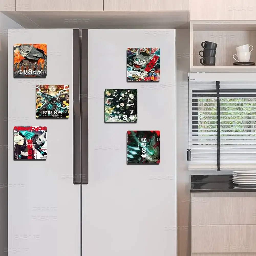 Beliebte Animation K-Kaiju Kein Kühlschrankmagnet Foto personalisiert für Büro Familie Küche Kühlschrank Freunde Geschenk Urlaub Dekor