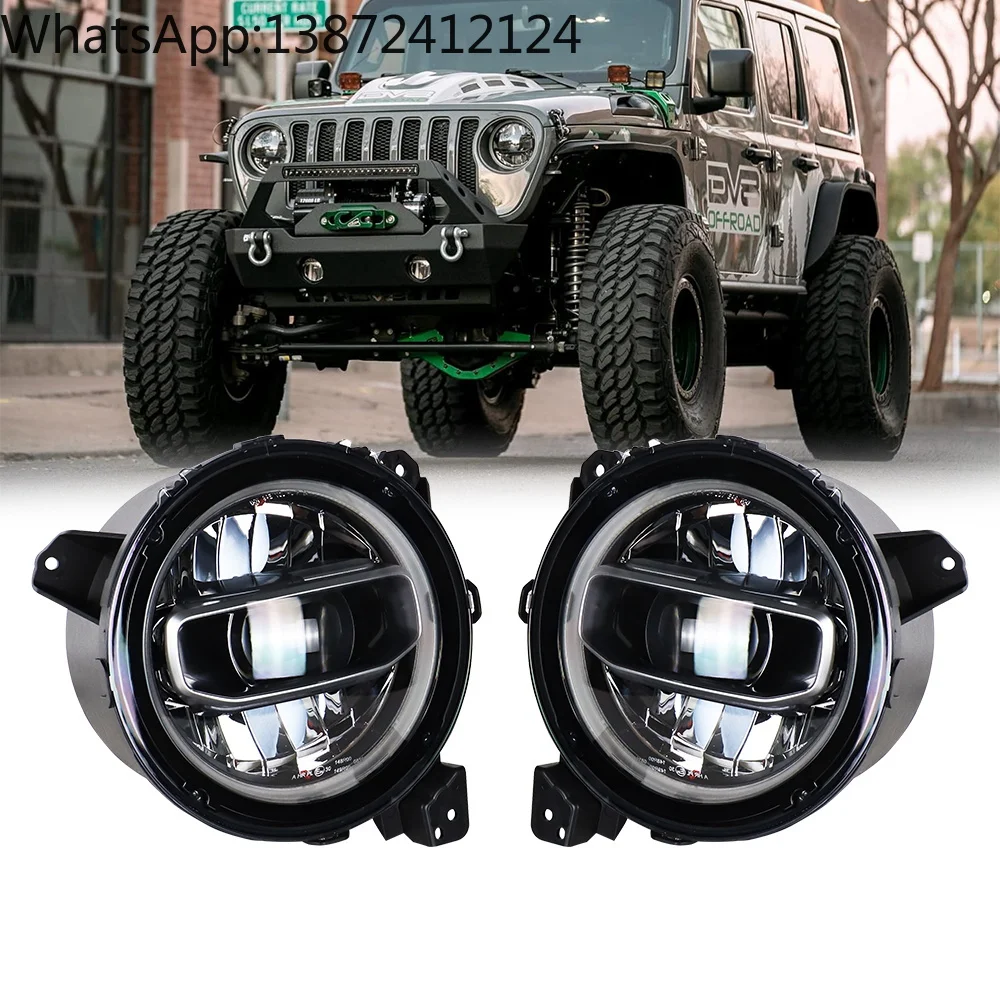 

2pcs JL JT Led Headlight 9inch DRL Halo LED Headlights for Jeep Wrangler JL Gladiator JT 2018 up