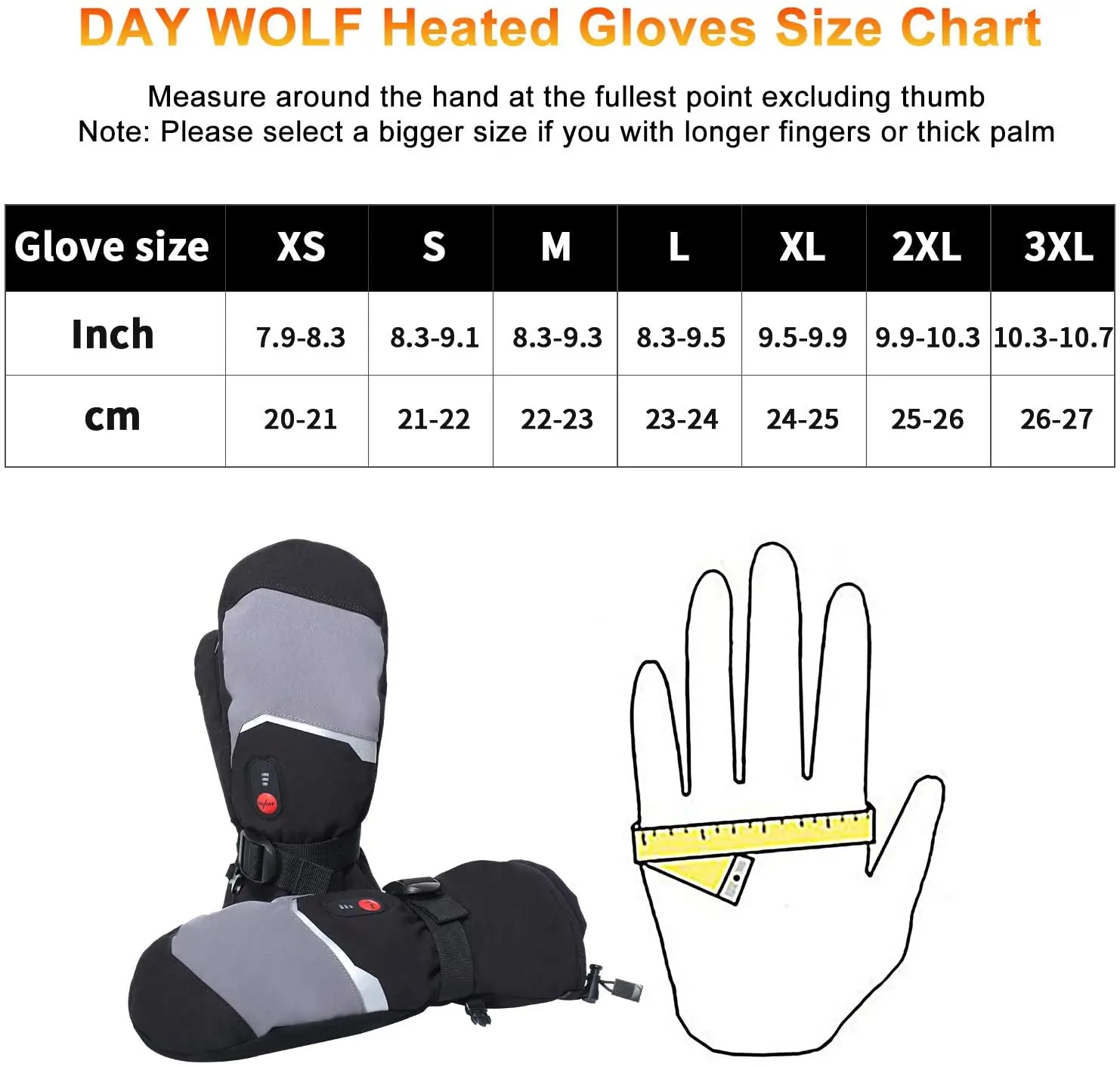 SAVIOR HEAT Heated  Mittens Waterproof Electric Heated Skiing Gloves for Men Women Thermal Gloves With Rechargeable Battery