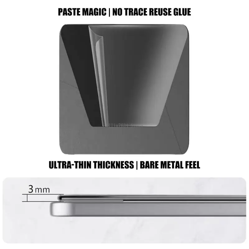 Foldable Tablet Bracket Stand Adhesive Portable Laptop Bracket Dissipation