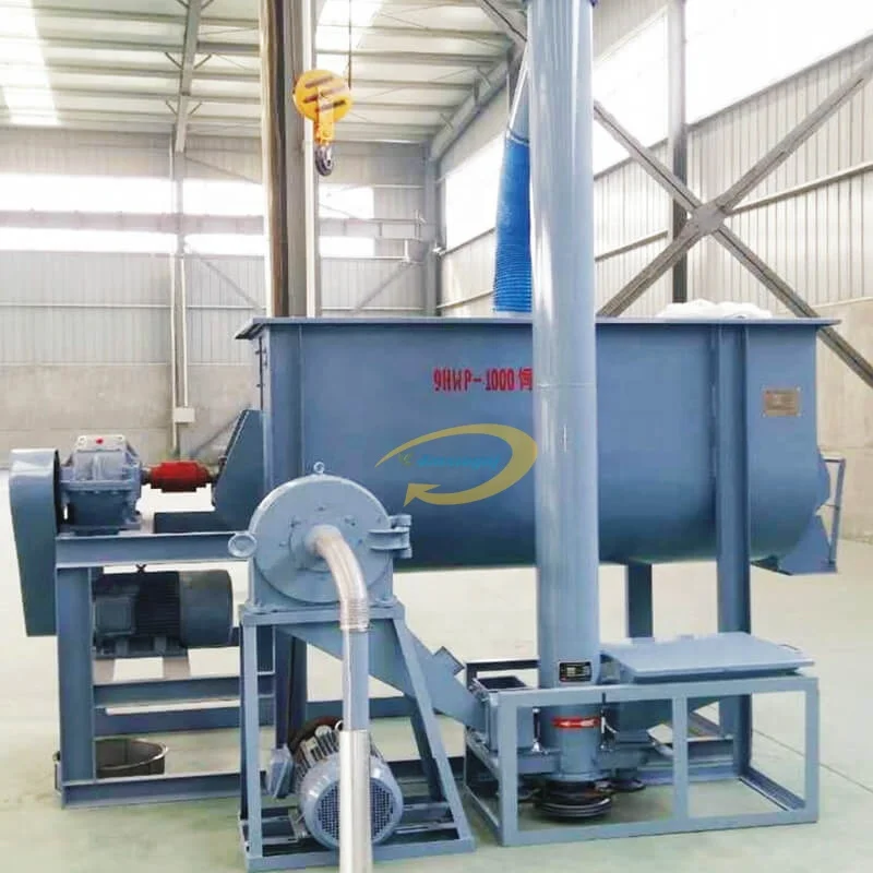 1-2 Tons Per Hour Poultry Feed Complete Production Line Feed Mixer Cattle Chicken Pig Feed Production Machinery Price