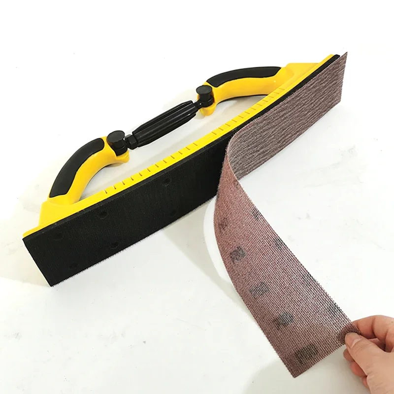 Rectangular Dry Grinding Mesh Sand 70×420mm Hand Planing Mesh Sand Car Putty Large Area Grinding Board Flocking Abrasive