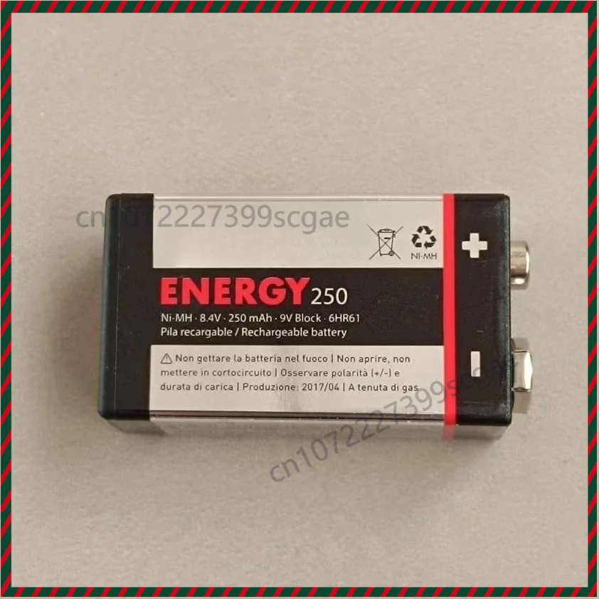 6pcs For TRONIC 9V 250mAh High Capacity Ni-MH Rechargeable Battery