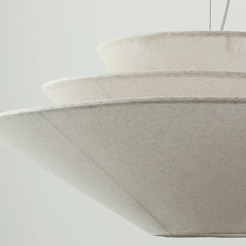 Nordic Design Tuch Stoff Led Anhänger Lichter Kunst Wohnzimmer Esszimmer Schlafzimmer Dekor Kronleuchter Beleuchtung Bar Cafe Hängen Lampen