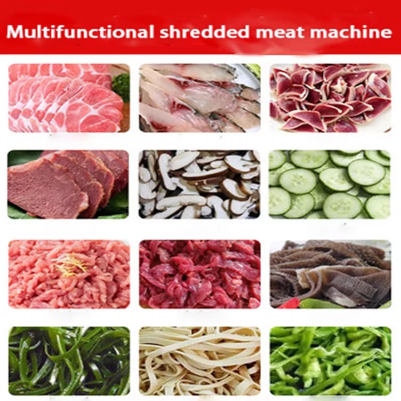 3KW Stainless Steel Commercial Cutting Machine Automatic Commercial Meat Commercial  Multi-Function Vegetable Machine L-2YS